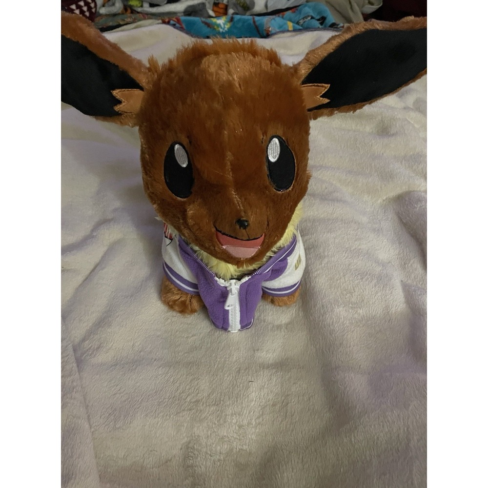 Pokemon 16" Eevee Build-A-Bear Workshop Plush Stuffed Animal! Works!!!!